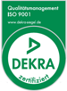 Qualitätsmanagment ISO 9001 Dekra zertifiziert
